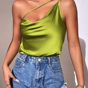 One shoulder bodysuit